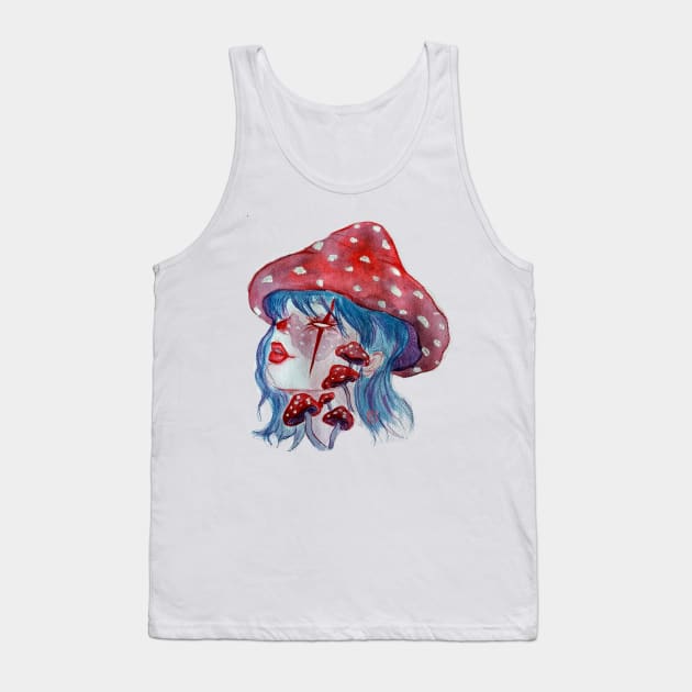 Mushroom Tank Top by OrHell